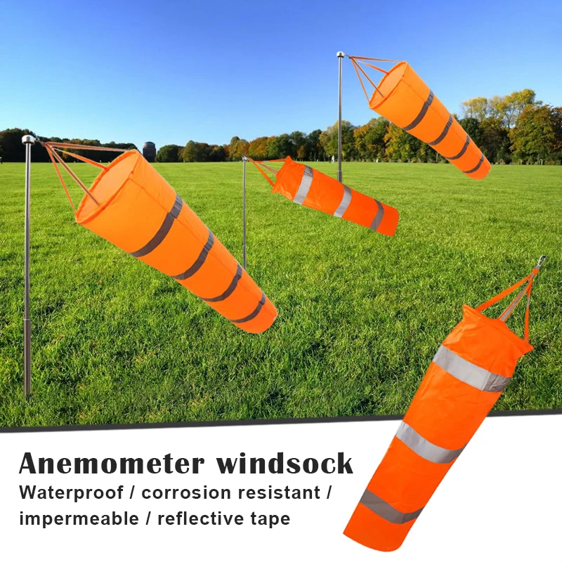 

Newly All Weather Windsock Weathervane Reflective Outdoor Wind Monitoring Kite Wind Indicator