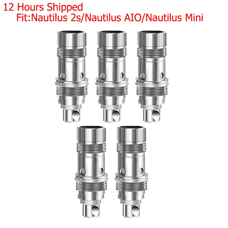 

10pc Original BVC Vape Coil Head For Nautilus 2s/Nautilus AIO/Nautilus Mini Vaporizer Core Electronic CIgarettes Core