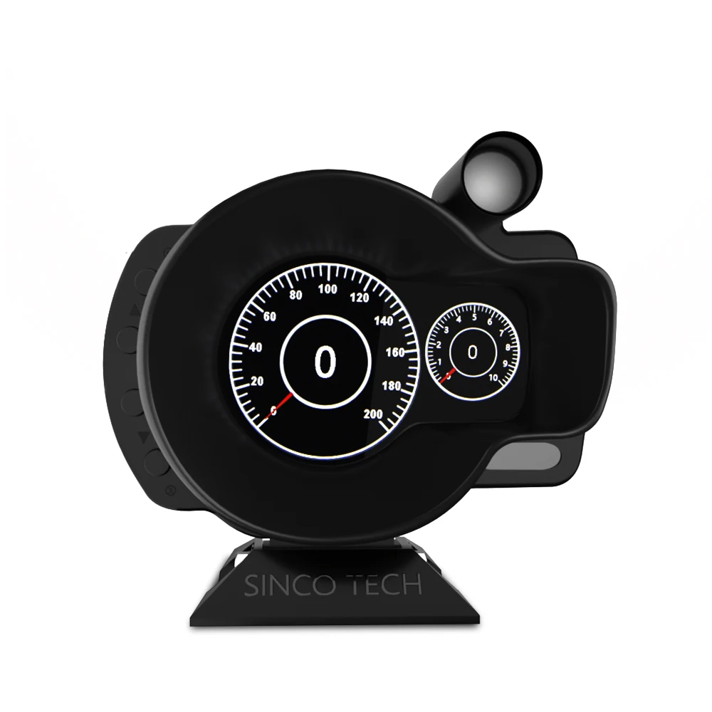 Цифровой измеритель уровня топлива OBD2 18 в 1 скорости температуры охлаждающей