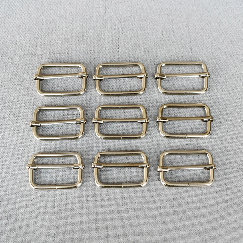 

32mm Metal Tri-Glides Adjuster Sliders Adjustable Buckle For Bag Dog Collar Belt Straps Buckle Garment Sewing Accessories