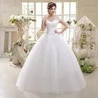 Свадебное платье, бальное платье с двумя плечами, свадебное платье es размера плюс, платья с вышивкой и шнуровкой для невесты