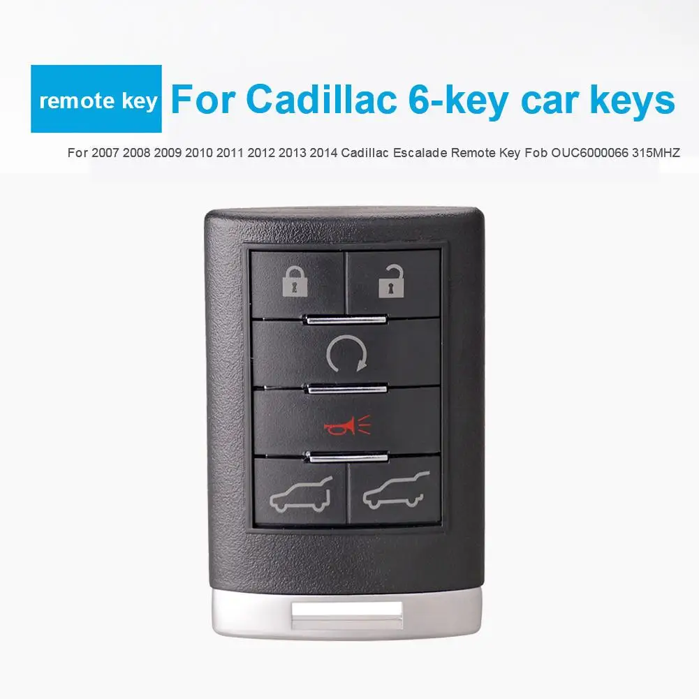 Для 2007 2008 2009 2010 2011 2012 2013 2014 Cadillac Escalade дистанционного брелок OUC6000066 315 МГц