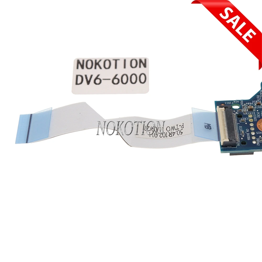

NOKOTION 50.4RI02.011 для HP PAVILION DV6-6C40CA USB кабель платы