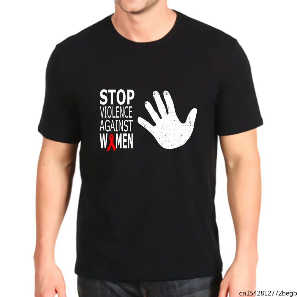 

Stop Violence Against Women Ringer Graphic Men's T Shirt