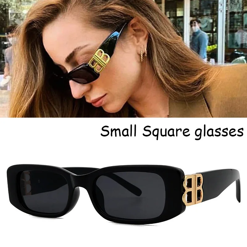 

2021 современные популярные модные маленькие квадратные солнцезащитные очки Женские Ретро солнцезащитные очки для мужчин и женщин солнцеза...