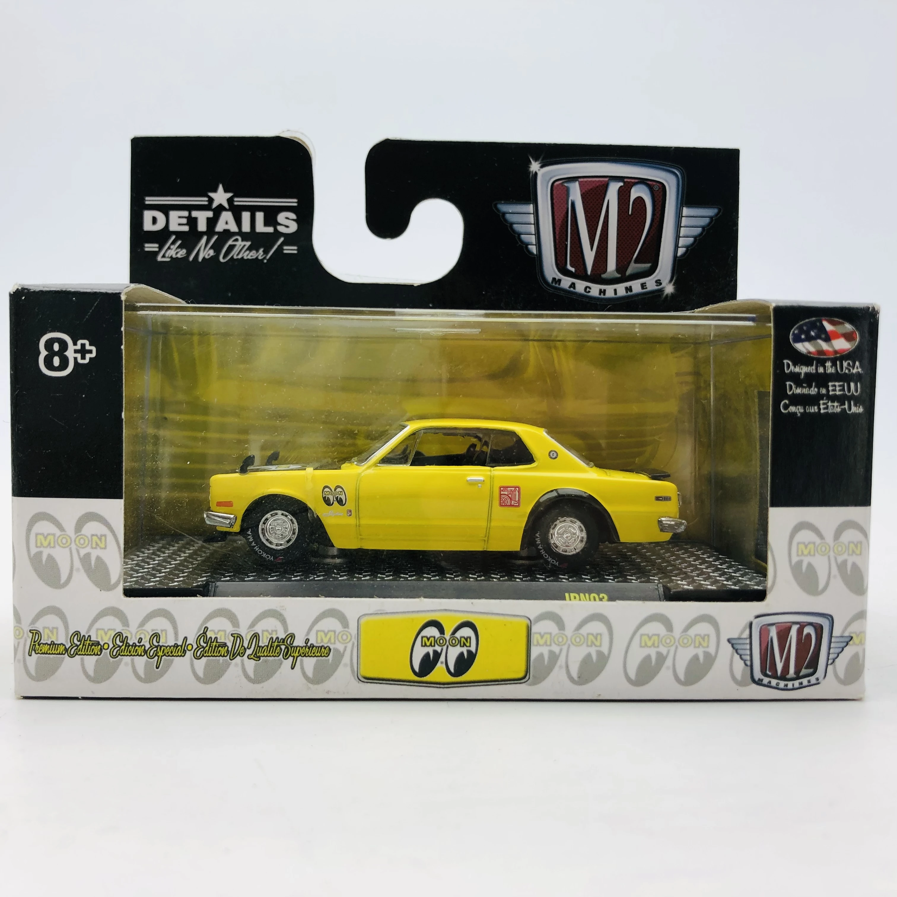

Коллекция литых под давлением моделей автомобилей из сплава 1/64 M2 Datsun 510 Nissan GTR moon's eye