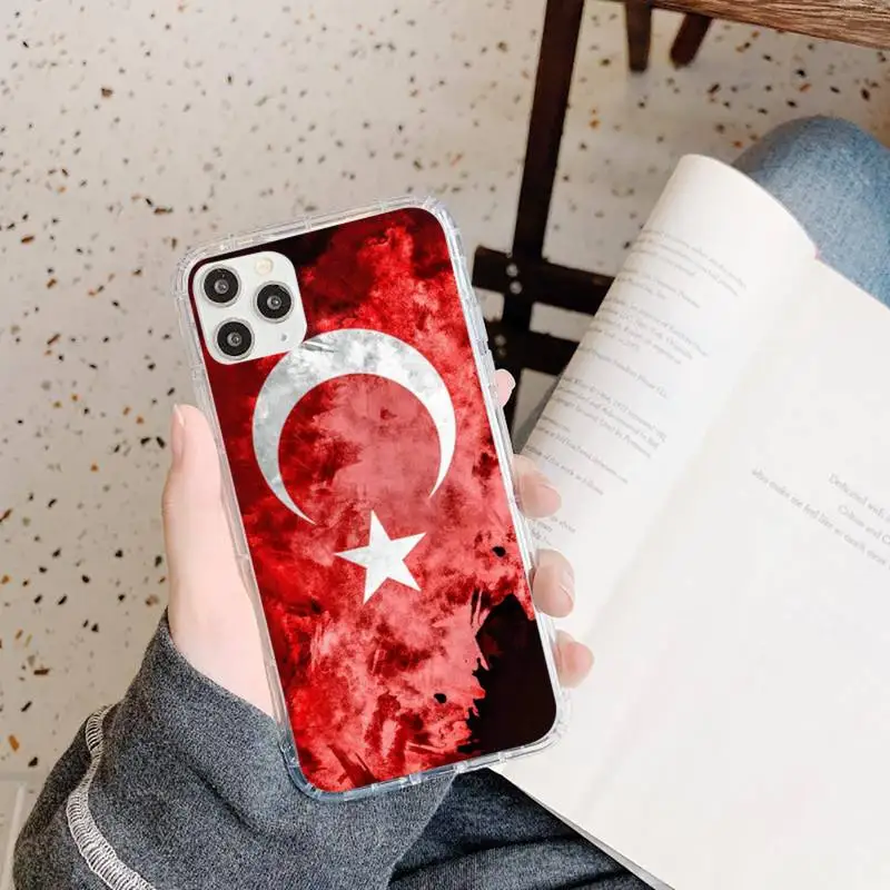 

azerbaijan national flag Phone Case Transparent soft For iphone 5 5s 5c se 6 6s 7 8 11 12 plus mini x xs xr pro max