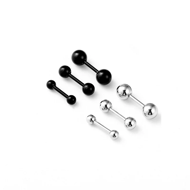 2 шт. модный мужской пирсинг в стиле панк серьги Пусеты Из Нержавеющей Стали