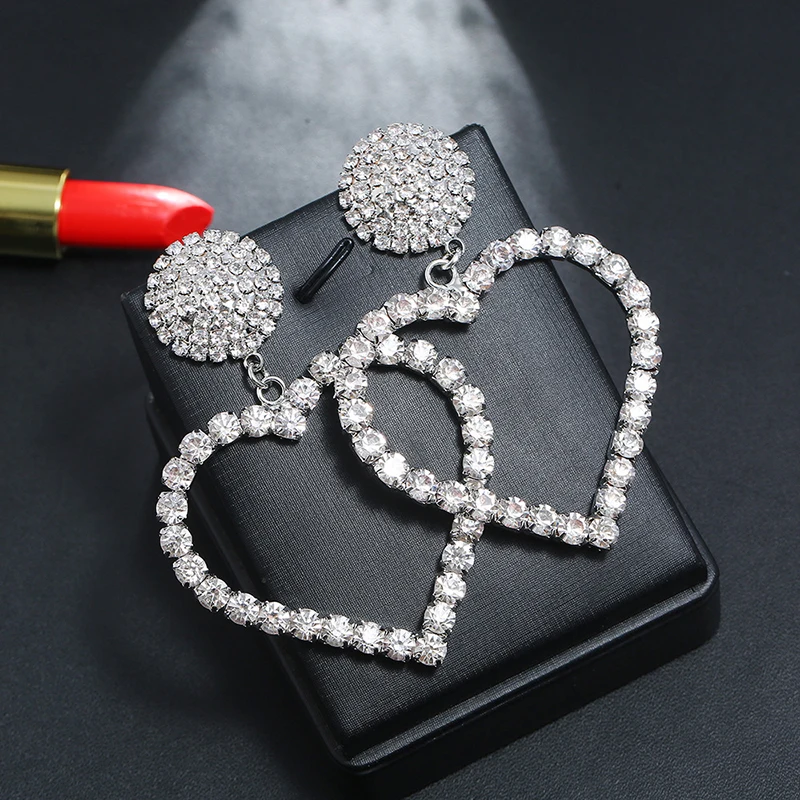 

Earing Earrings Jewelry New Earrings For Women Exaggerated Fashion Full Love Big Earrings Charms For Earrings Unusual Earrings