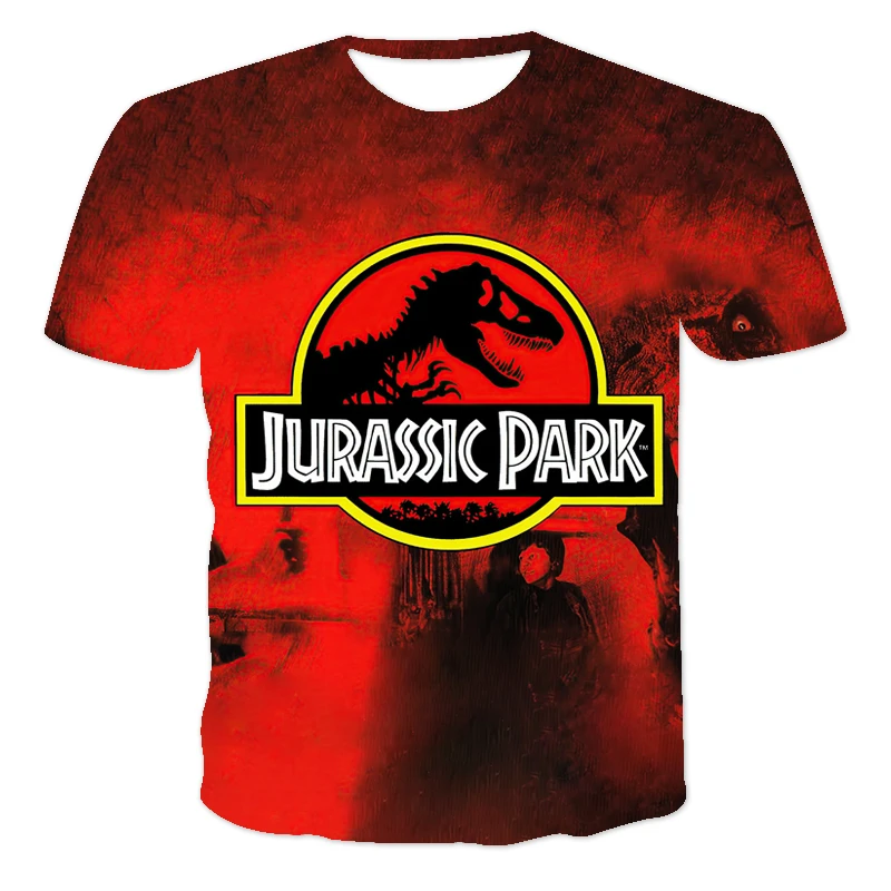 

Summer new 3D printing men's and women's cartoon T-shirt children's Dinosaur cartoon boy's t-shirt t-shirt round neck T-shirt
