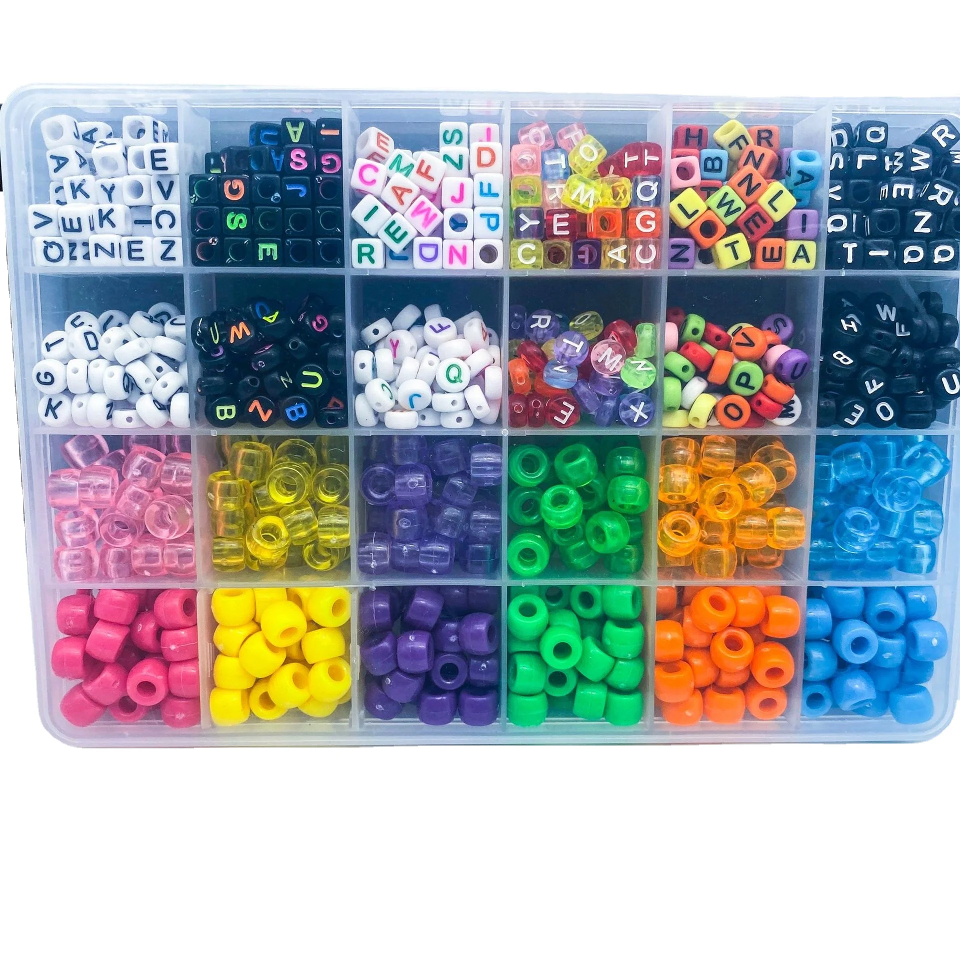 

Hobbyworker DIY Round Letter Bead for Jewelry Accessories Combinations