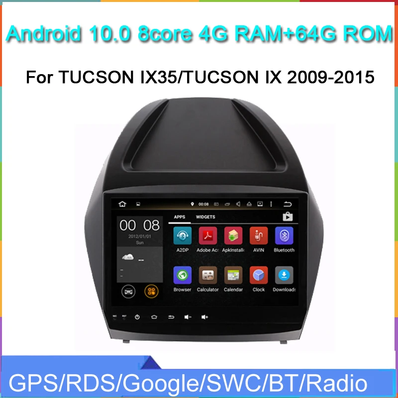 Специальный автомобильный dvd плеер 9 &quotдля TUCSON IX35/TUCSON IX 2009 2015 android 10 автомобильная