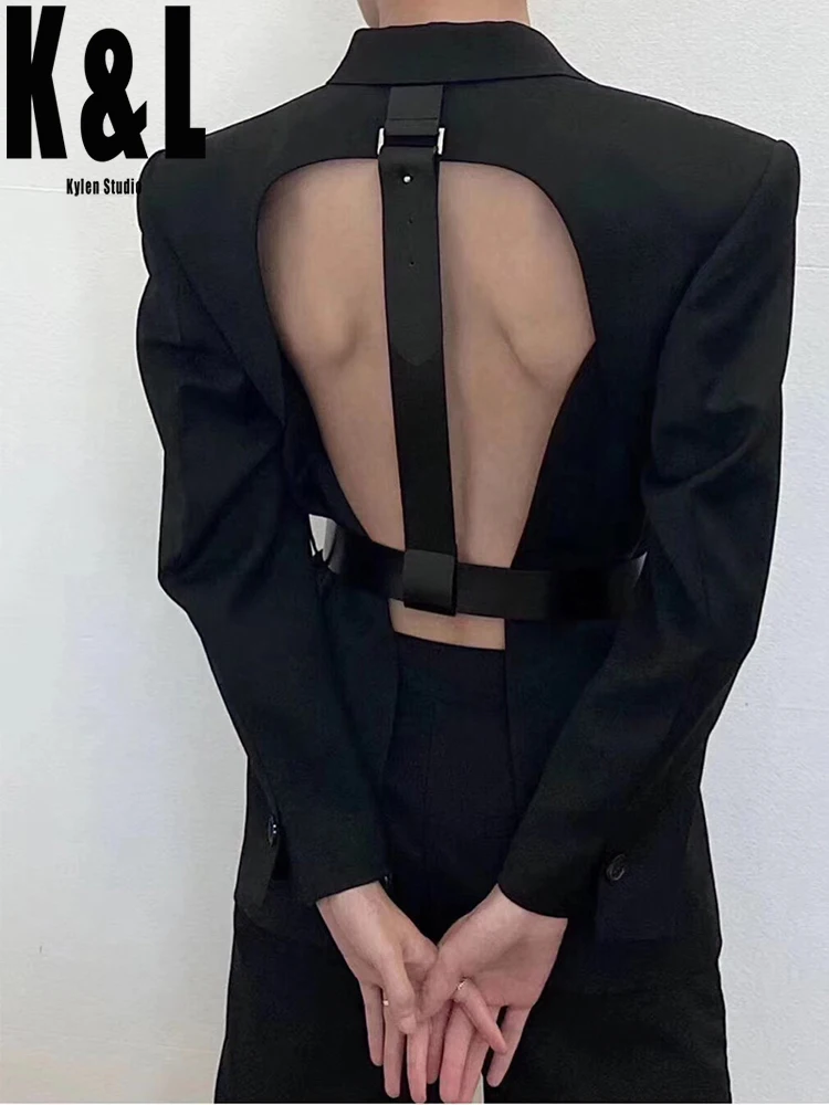 K &amp LNiche/дизайнерский черный костюм с длинными рукавами куртка осенний Новый