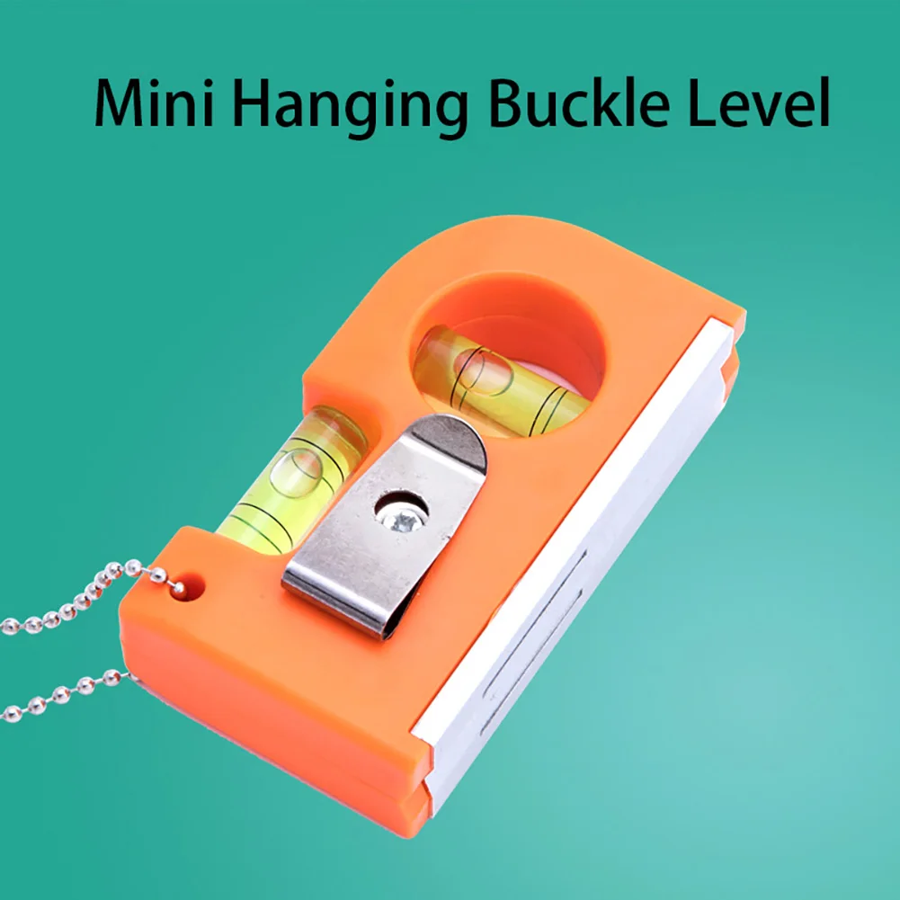 Professional Mini Level Ruler Bubble Clamp Practical Measuring Accurate Portable ABS Keychain Magnetic Base Easy Operate | Инструменты