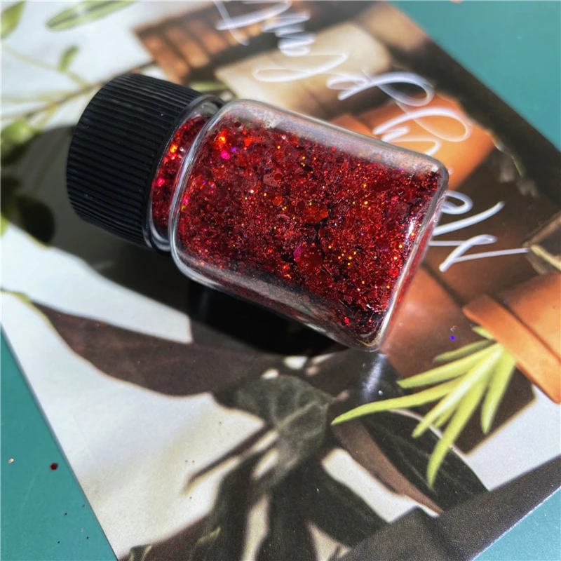 

10 Colors Resin Casting Mold Chunky Glitter Epoxy Resin Festival Chunky Hexagons Sequins Pigment 10g Per Jewelry Making