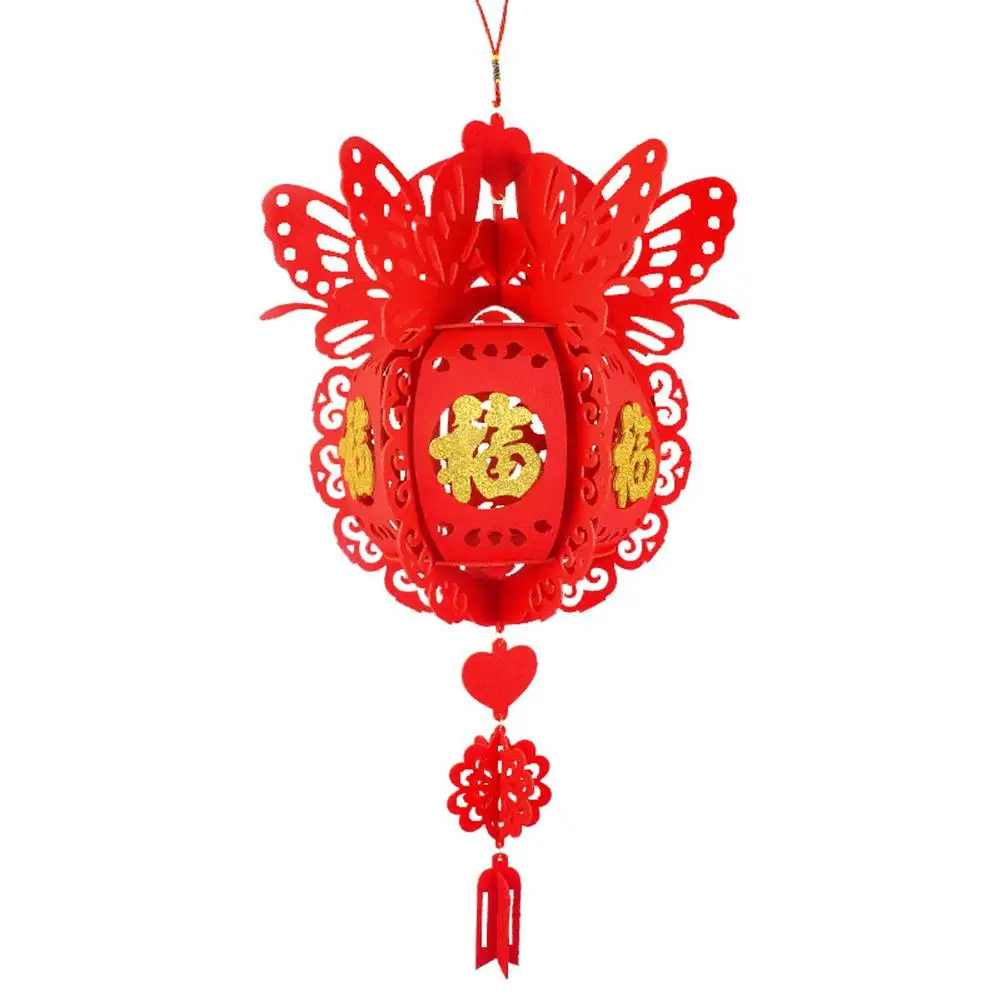 

Chinese Red Lanterns Hanging Decorations For Chinese New Year Chinese Spring Festival Wedding Blessing Home Lampion Ornaments