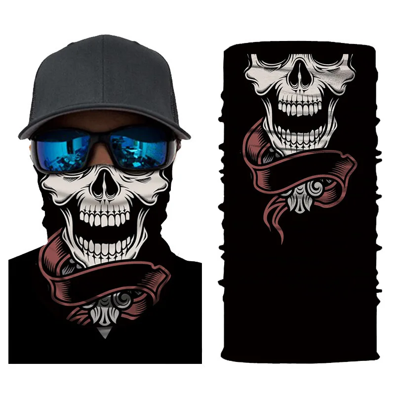 Magic Scarf Outdoor Bandana Hair Fishing Riding Cycling Seamless Sweat-absorbing Buff Headband Chimney Face Mask Women Men |
