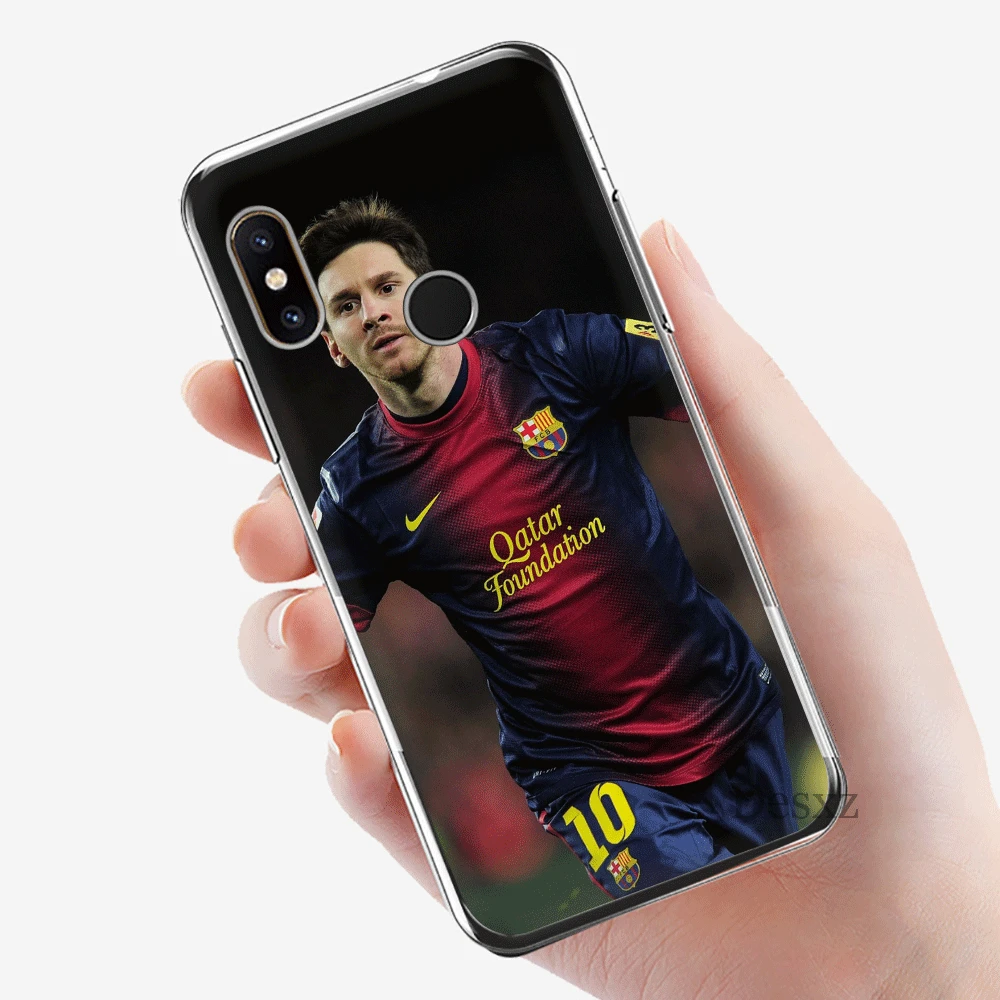 H1 Мобильный чехол для телефона для Xiaomi Redmi Note 4 4X3, 5, 6, 7 Pro 5A твёрдая обложка защиты Футбол Лионель Leo 10 - Цвет: H1