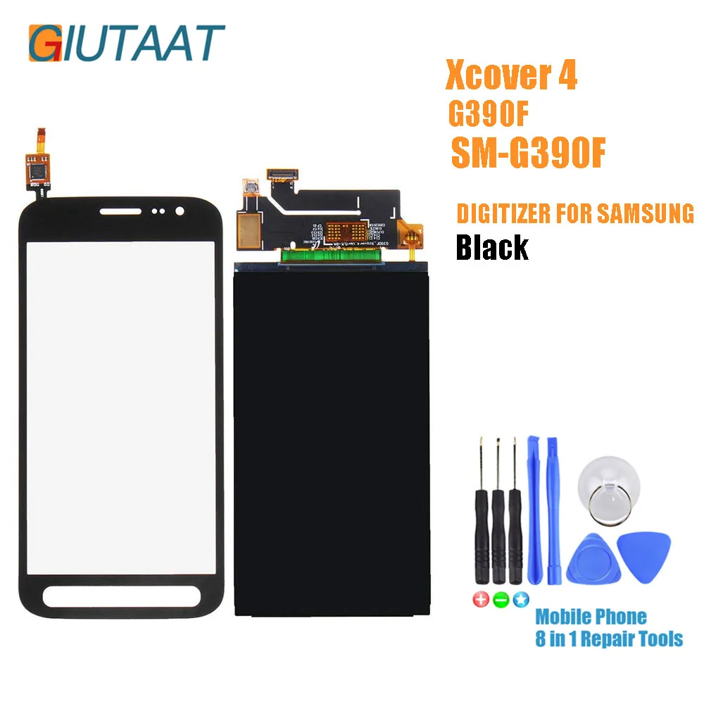 ЖК экран для samsung G390F Galaxy Xcover 4 SM дигитайзер стеклянная панель Передняя Замена с