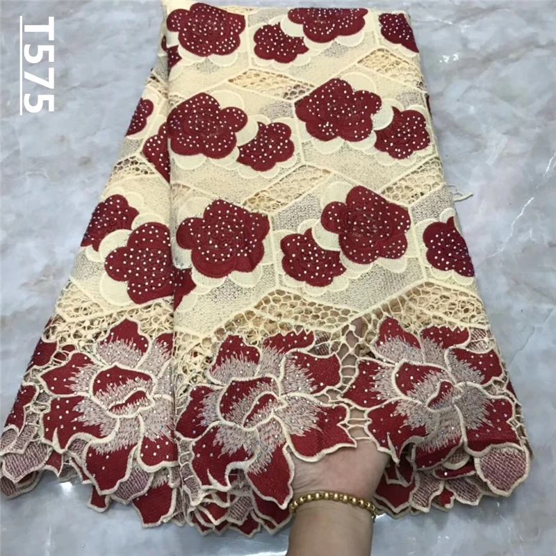Африканская кружевная ткань белого цвета гипюровая 2019 высокое качество