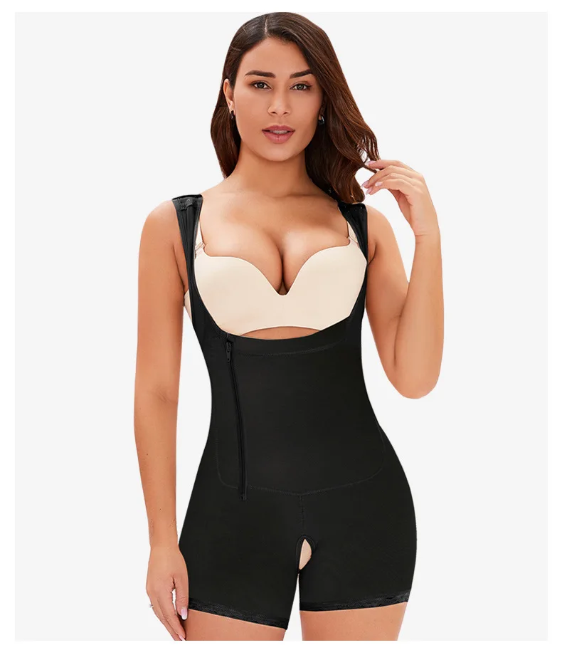 

women's shapewear bodysuit spandex fajas colombian shapewear girdle shaper full body shapewear
