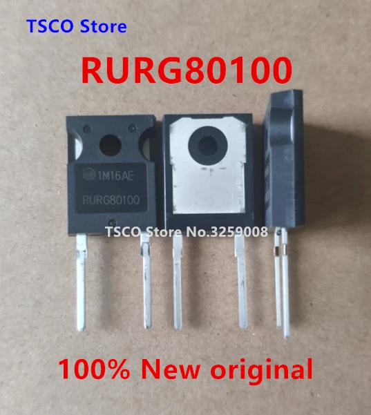 

RURG80100 80A/1000V 100% Новый оригинальный 10 шт.