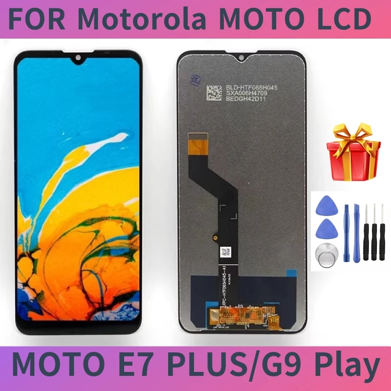 

ЖК-дисплей с сенсорным экраном и дигитайзером в сборе для Motorola Moto E7 Plus XT2081 G9 Play XT2083, запасные части и инструменты