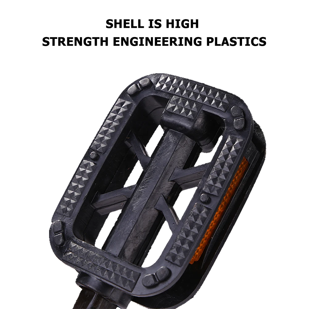 1 пара пластмассовых Противоскользящих велосипедных педалей с