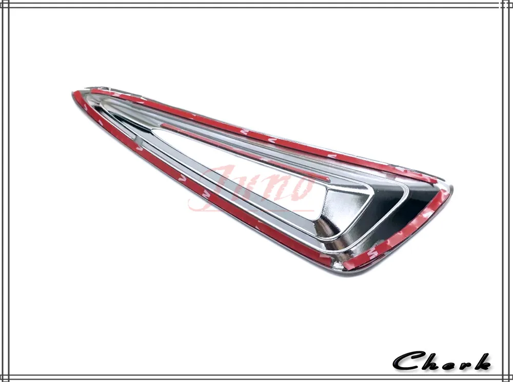 2 шт. внешняя передняя противотуманная фара накладка ABS для Toyota C-HR CHR 2016-2017 |