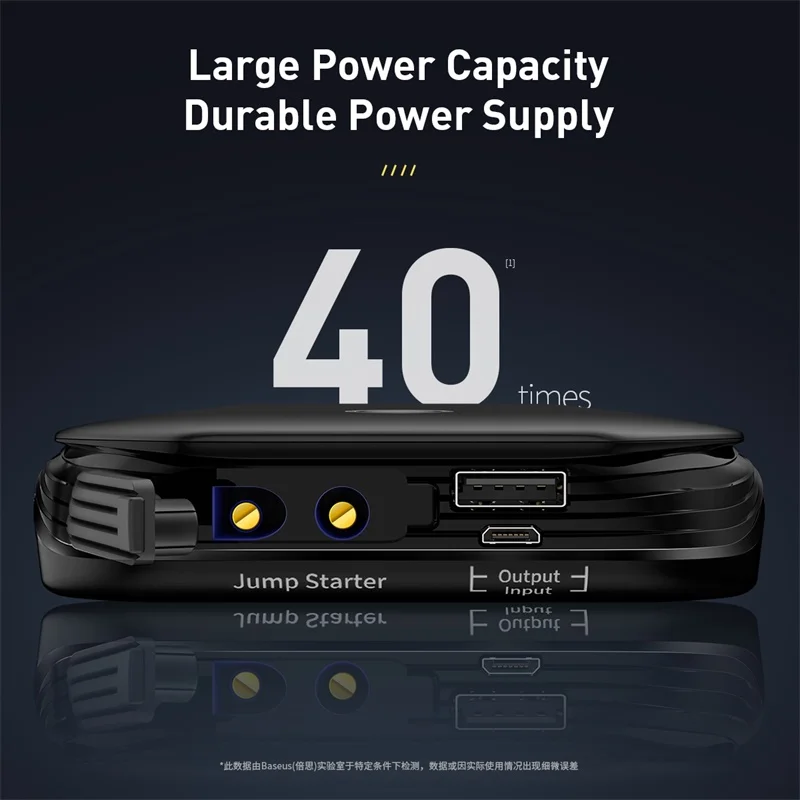 baseus car jump starter power bank 12v auto starting device 800a car booster battery jumpstarter emergency buster jumper start free global shipping