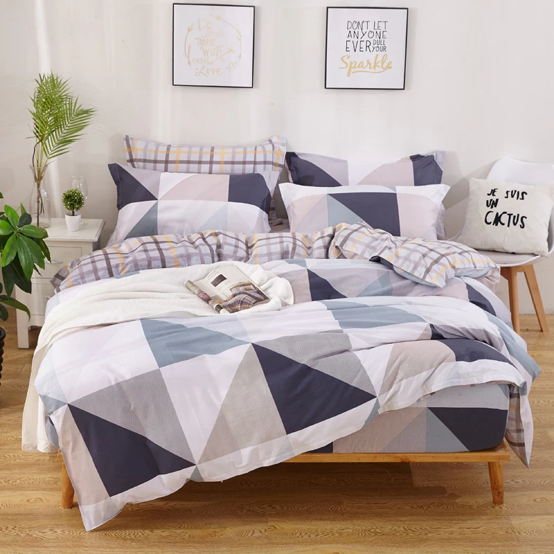 Высококачественный комплект постельного белья королевский двуспальный с