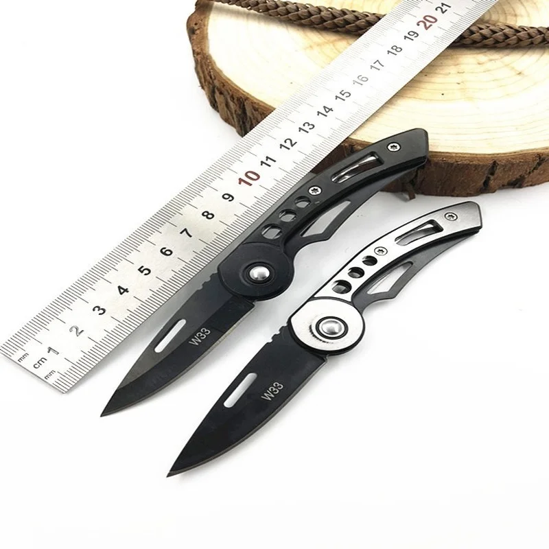 

Cool Appearance Practical Stainless Steel Outdoor Folding Knife Camping Mini Pocket Knife Multifunctional Survival Knife Gift