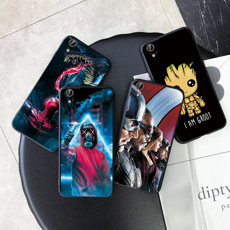 Hero Marvel для Hauwei Y5 Y6 Y7 Y9 чехол для телефона для huawei Y5 Y6 Y7 Prime Черная задняя крышка из ТПУ для Hauwei Honor 8S чехол s