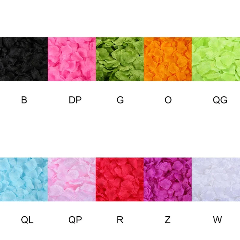 1000 шт. искусственные лепестки роз для свадебной комнаты шелковая ткань украшение