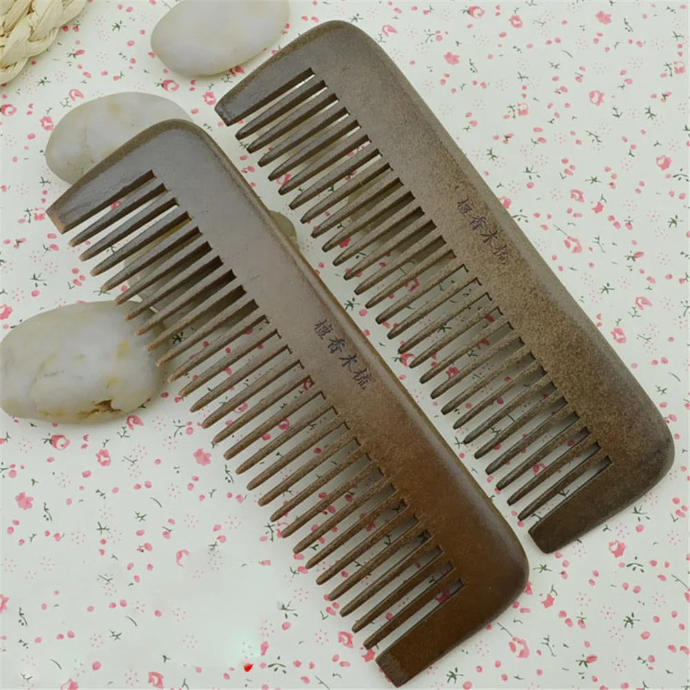 Антистатические деревянные расчески из сандалового дерева 1 шт. модная расческа