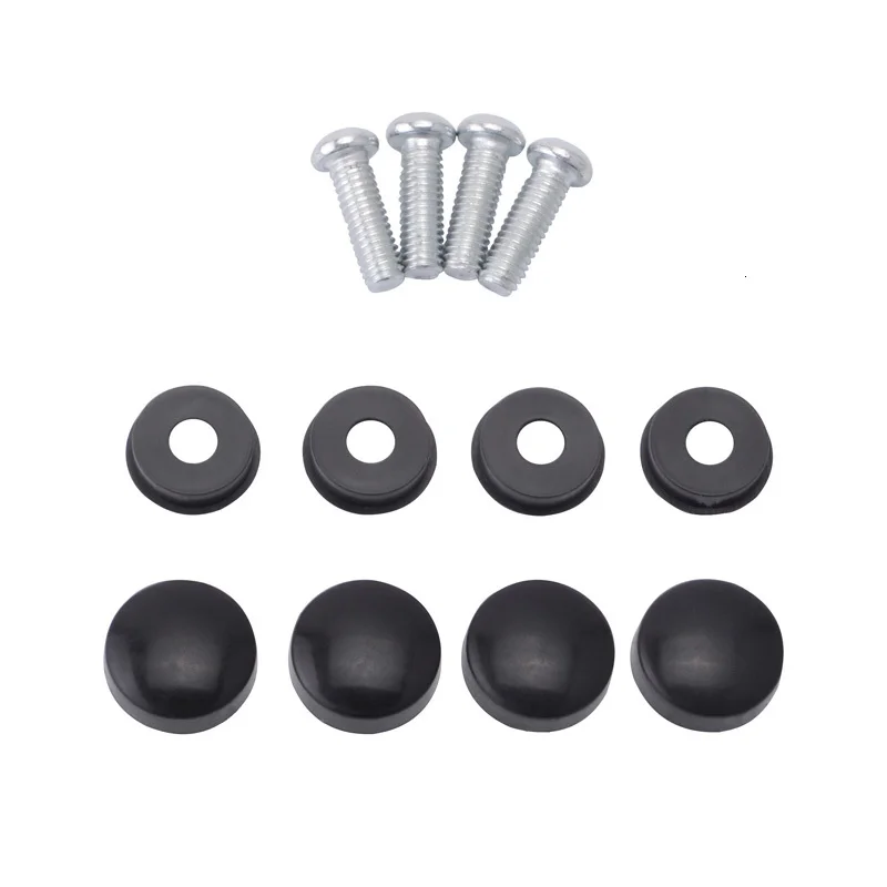 NS Modify 2PCS Car License Plate Frame Tag Cover Holder Only For USA Canada Auto Standard Black | Автомобили и мотоциклы