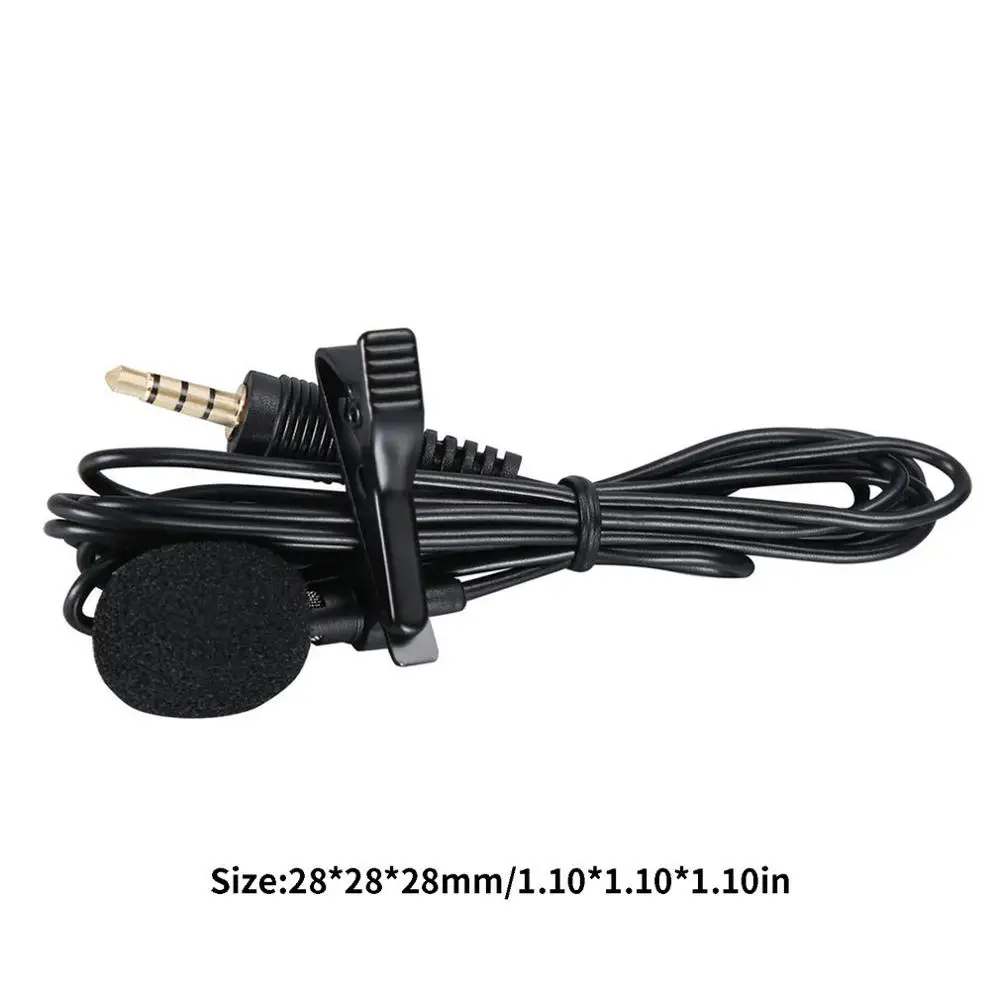 Петличный мини чехол для микрофона смартфона записывающего ПК с креплением на