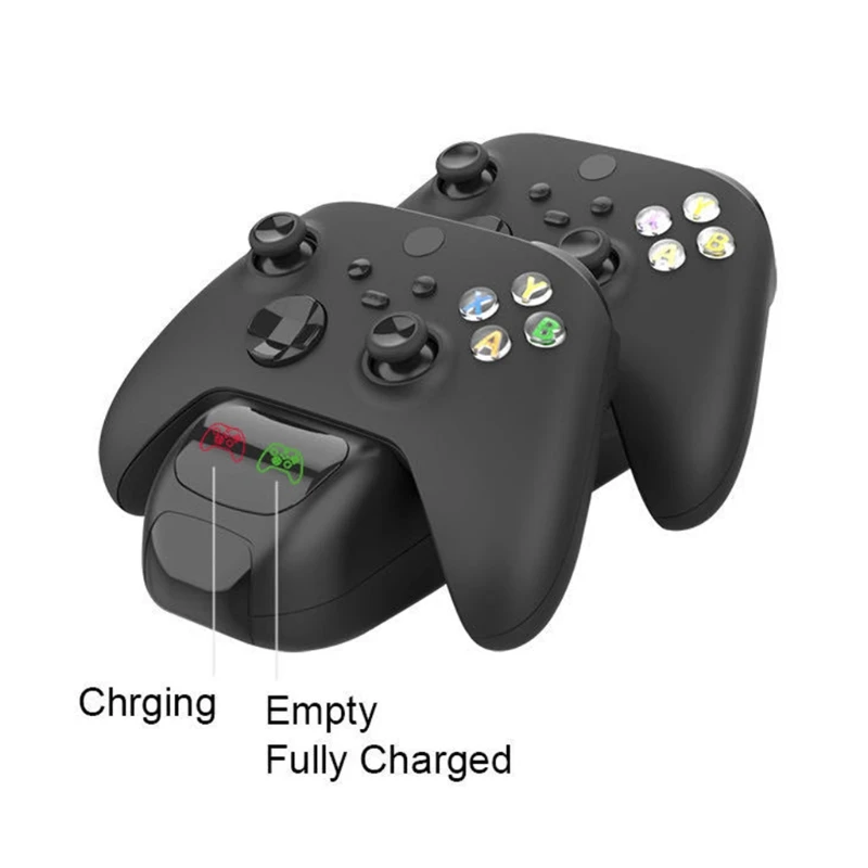 

For -XboxSeries X/S Wireless Controller Aircraft Seat Dual Dock Charging Station HXBE