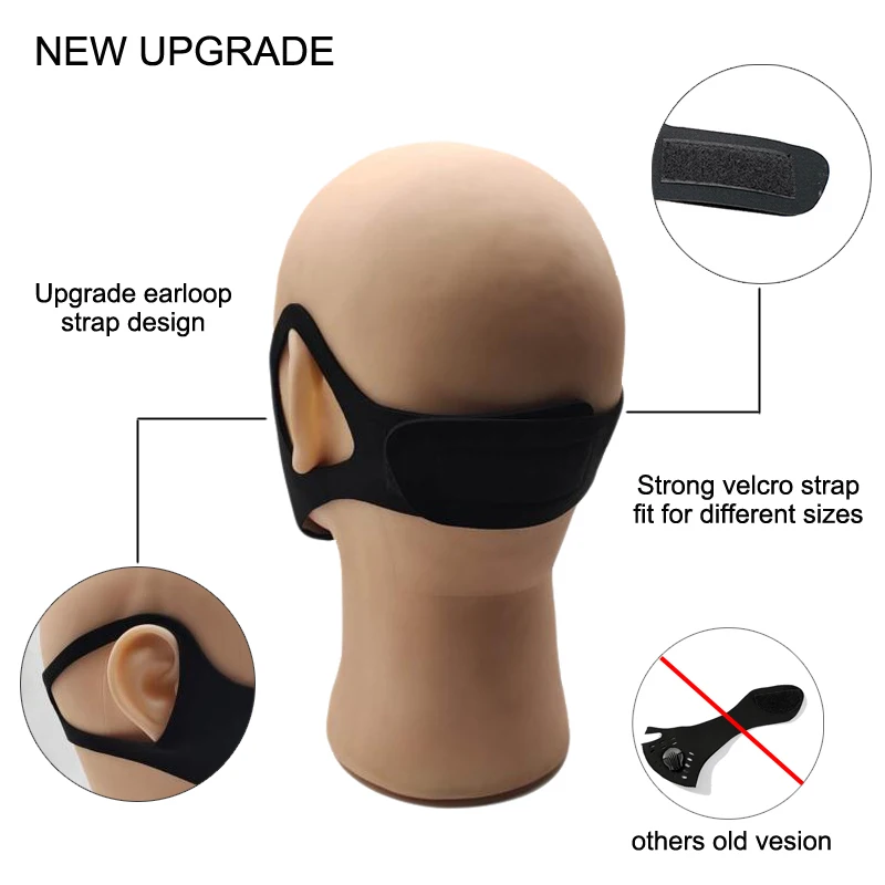 1 шт. губчатая Пылезащитная маска-респиратор с дыхательным клапаном