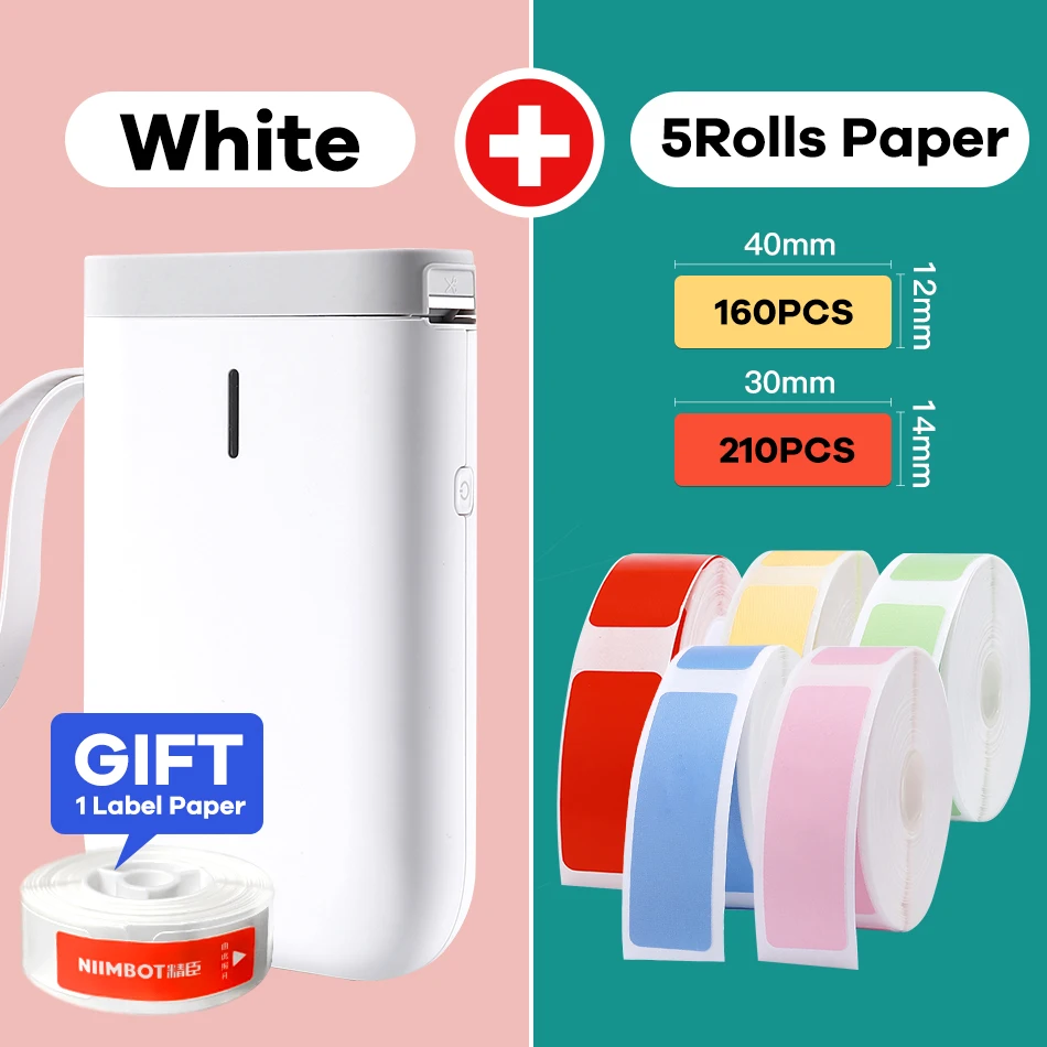 

NEW Bluetooth Label Printer Thermal Sticker Barcode Label Printer inkless Pocket Mobile Phone Android iOS Printer D11 GZL2004