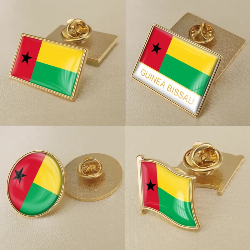 Эмблема герба Гвинеи-билия карта Гвинеи-Бисау флаг Национальная эмблема брошь