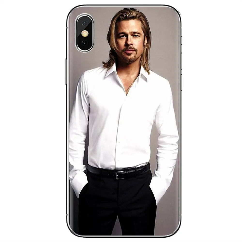 Брэд Питт суперзвезда штекер для Huawei G7 G8 P7 P8 P9 P10 P20 P30 Lite Mini Pro P Smart 2017 2018 2019