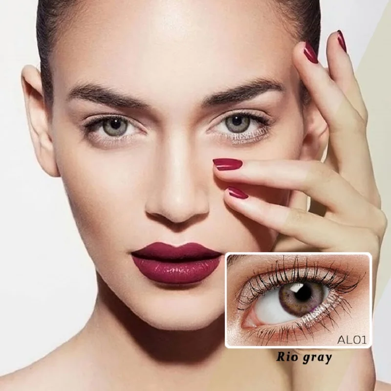 

Контактные линзы LAREEN, 2 шт., цветные контактные линзы серии Rio, натуральные контактные линзы для глаз, цветные контактные линзы для глаз