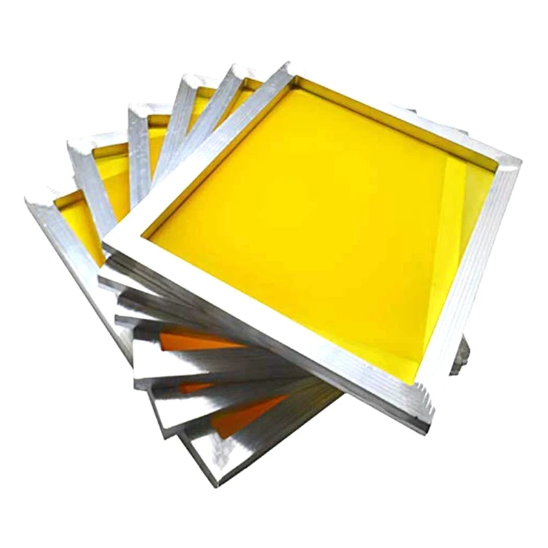 6 шт. шелкография алюминиевая рамка предварительно растягивается 250 м/300 м/350 м/380