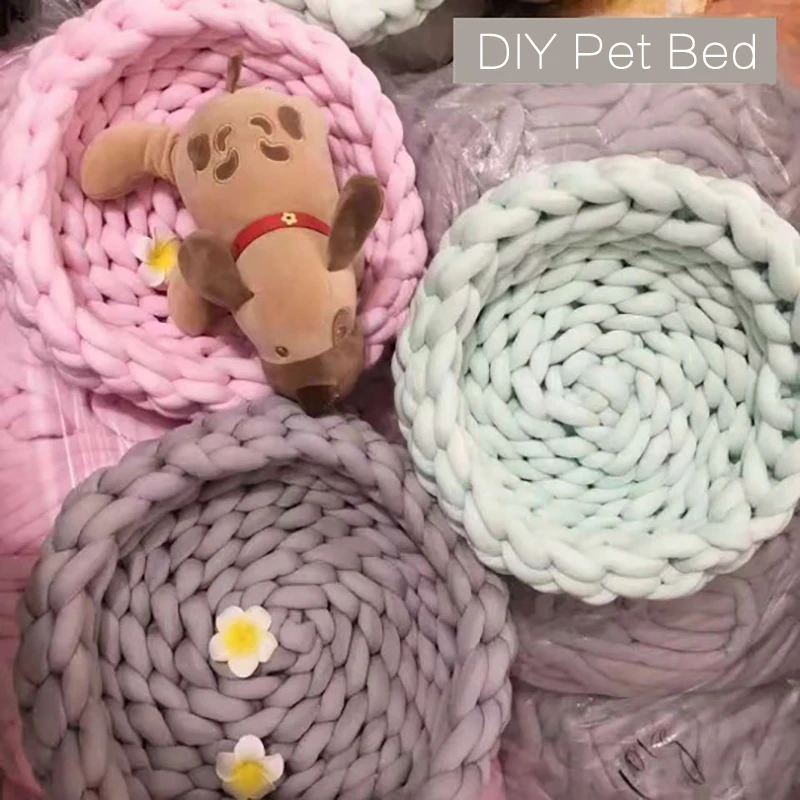 500 г/Клубок ширина 3 см супер толстая пряжа DIY громоздкое ручное вязание одеяло
