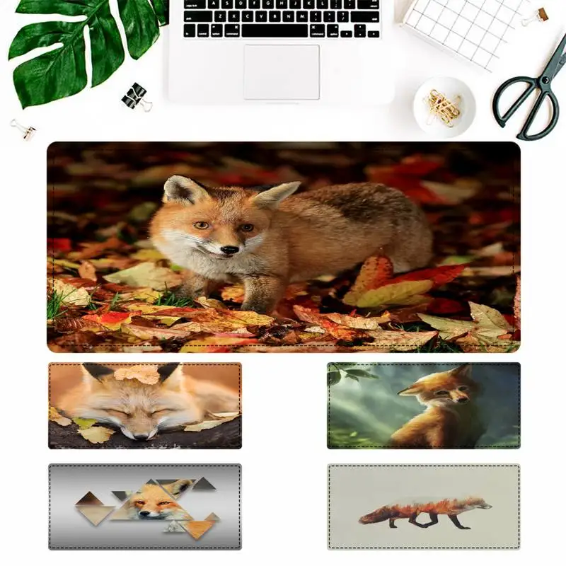 

30x80cm Funny Fox Gaming Mouse Pad PC Laptop Gamer Mousepad Anime Antislip Mat Keyboard Desk Mat For Overwatch/CS GO