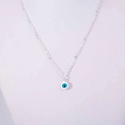 Простое Ожерелье чокер с голубыми глазами из Турции новинка бижутерия массивные