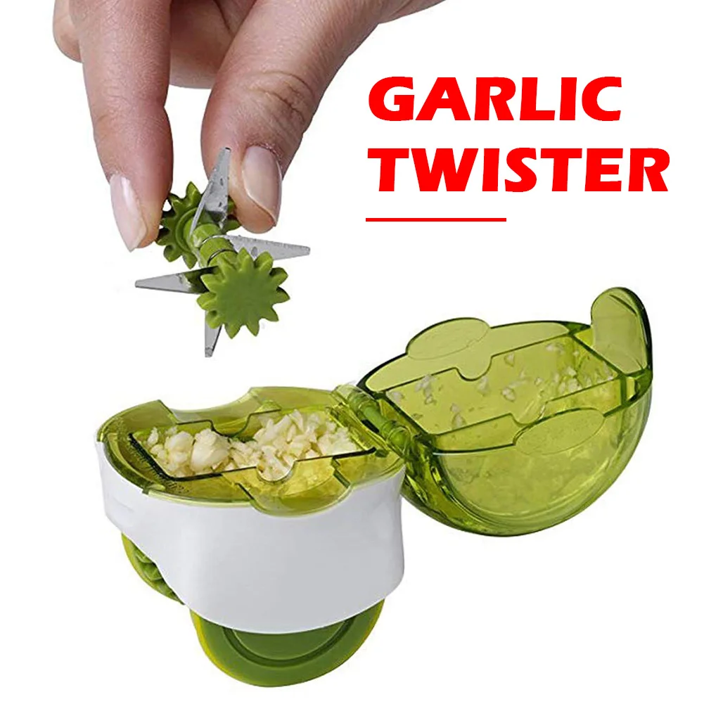 

Manual Mini Roller Wheel Garlic Cutter Chopper Garlic Crusher Vegetable Grinding Tools Cooking Accessories Kitchen Gadgets