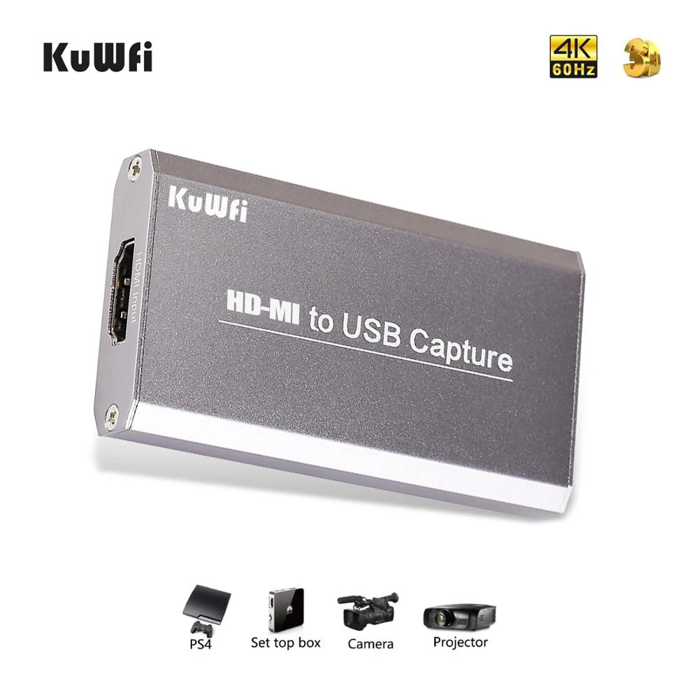 4K 1080P HDMI на USB 2.0 Карта видеозахвата Dongle Capture для живой игры Захват видео Запись ПК