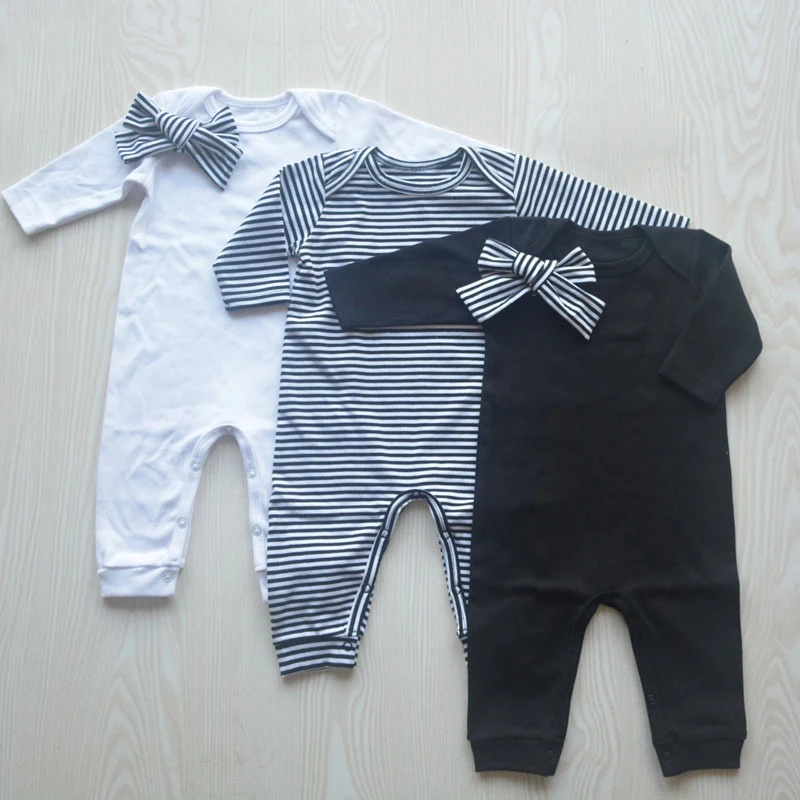 Детский комбинезон из органического хлопка с бантом для девочек весенняя одежда